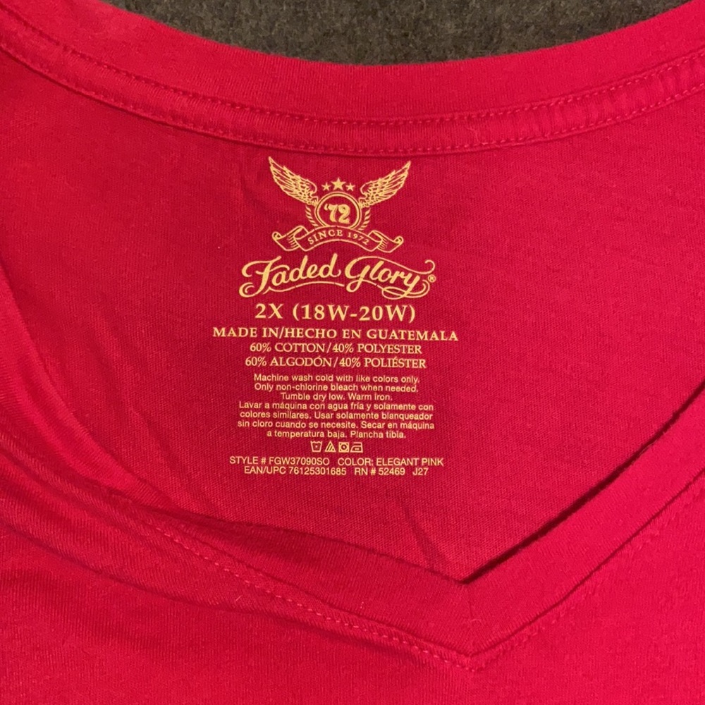 Pink 2X tshirt - Picture 3 of 3
